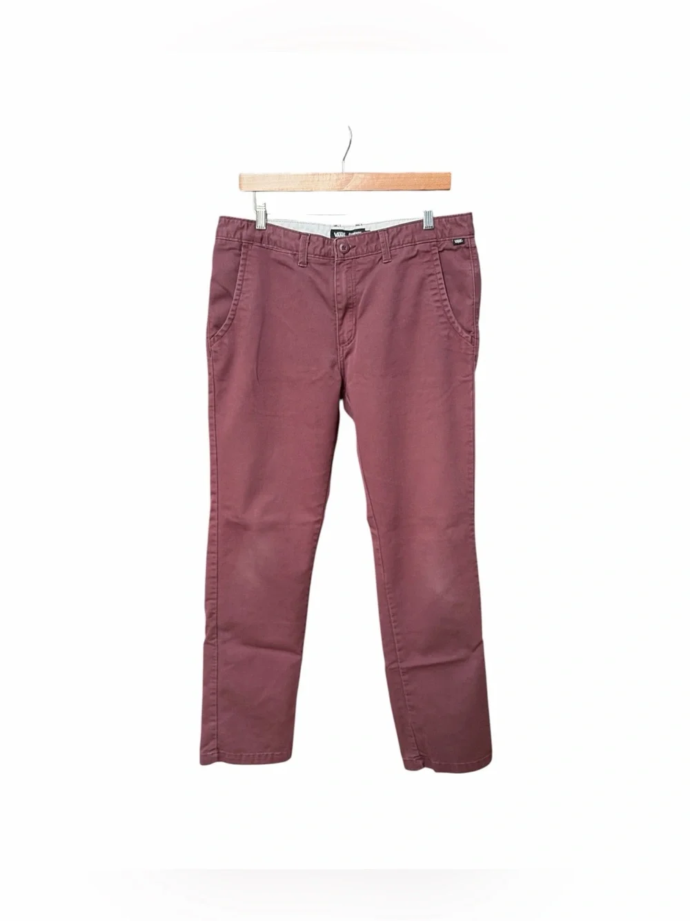 Vans Authentic Chino Straight Pants - Port/Maroon - Picture 2 of 10